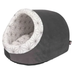 Abri Diamond Anthracite/Blanc 35x26x40cm - Trixie -Promos Naturalis Pets Boutique abri diamond anthracite blanc 35x26x40cm trixie 36857 trixie abri diamondsoft edition aspect velours peluche douce couverture en 2