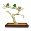 Aire De Jeux En Bois De Java Avec Socle - Medium - Back Zoo Nature -Promos Naturalis Pets Boutique aire de jeux en bois de java avec socle medium back zoo nature zf1113 back zoo nature aire de jeux en bois de java avec socle et