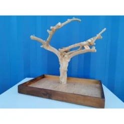 Aire De Jeux En Bois De Java Avec Socle - Medium - Back Zoo Nature -Promos Naturalis Pets Boutique aire de jeux en bois de java avec socle medium back zoo nature zf1113 back zoo nature aire de jeux en bois de java avec socle et 2