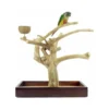Aire De Jeux En Bois De Java Avec Socle - Small - Back Zoo Nature -Promos Naturalis Pets Boutique aire de jeux en bois de java avec socle small back zoo nature zf1112 back zoo nature aire de jeux en bois de java avec socle et