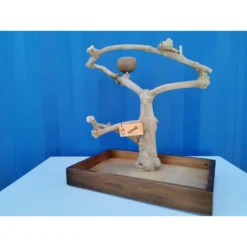 Aire De Jeux En Bois De Java Avec Socle - Small - Back Zoo Nature -Promos Naturalis Pets Boutique aire de jeux en bois de java avec socle small back zoo nature zf1112 back zoo nature aire de jeux en bois de java avec socle et 1 4