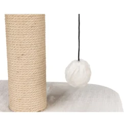 Arbre à Chat Mica 45x35cm - Trixie -Promos Naturalis Pets Boutique arbre a chat mica 45x35cm trixie 44418 trixie arbre a chat mica en jute 6 mm peluche polyester 270 g m couleur gris clair 2