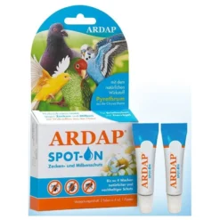Ardap Spot-On Protège Contre Les Poux Chez Les Oiseaux 2 X 4ml - Quiko -Promos Naturalis Pets Boutique ardap spot on protege contre les poux chez les oiseaux 2 x 4ml quiko 77390 quiko ardap spot on pour les oiseaux dornement et les 2