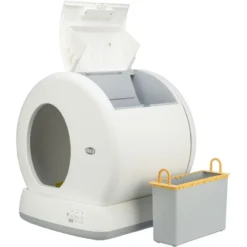 Bac à Litière Auto-nettoyant 53x55,5x52cm - Trixie -Promos Naturalis Pets Boutique bac a litiere auto nettoyant 53x555x52cm trixie 40040 trixie bac a litiere auto nettoyantpour une proprete durable le tambour to 2