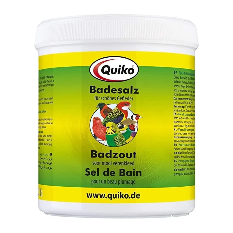 Badesalz, Sel De Bain Pour Un Beau Plumage 1kg - Quiko 3 Badesalz, Sel De Bain Pour Un Beau Plumage 1kg - Quiko