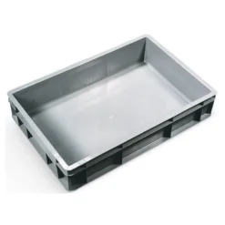 Bain Pigeon Rectangulaire En Plastique Gris 40x60x12cm - Natural