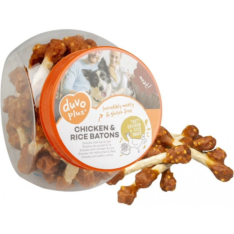 Bâtons De Poulet Et Riz 400gr - Duvo+ 3 Bâtons De Poulet Et Riz 400gr - Duvo+