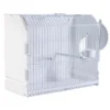 Cage Exposition Plastique Avec Porte Latérale 36x17x30cm - 2G-R -Promos Naturalis Pets Boutique cage exposition plastique avec porte laterale 36x17x30cm 2g r art 315 sp 2g r cage de preparation avec facade blanche 1 porte la