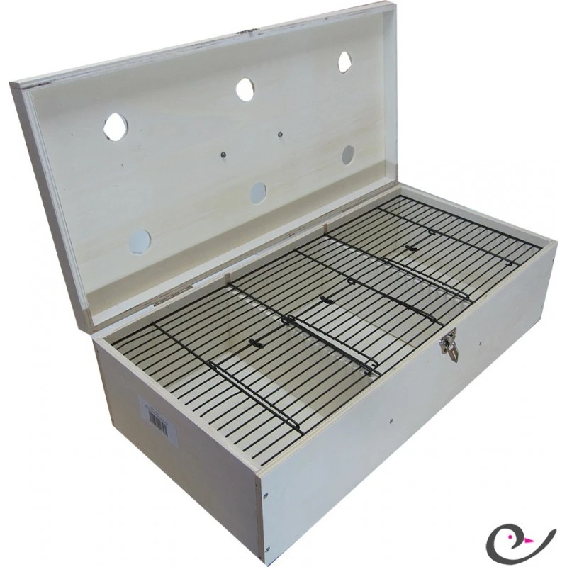 Cageot Fermé En Bois Pour Oiseaux 60x30x16cm 4 Cageot Fermé En Bois Pour Oiseaux 60x30x16cm – Image 2