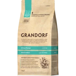Chat Indoor - 4 Viandes 2kg - Grandorf