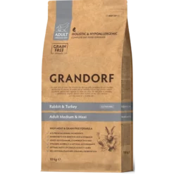 Chien Adult Medium & Maxi Races - Lapin Et Dinde 10kg - Grandorf