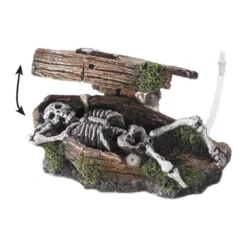 Coffre Squelette 14,5x9x7cm - Aqua Della