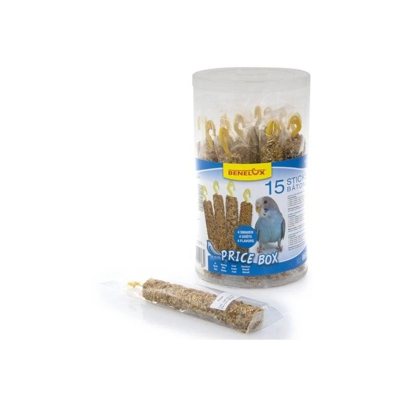 Coffret Promo De 15 Bâtonnets De Graines Pour Perruches - Benelux 3 Coffret Promo De 15 Bâtonnets De Graines Pour Perruches - Benelux