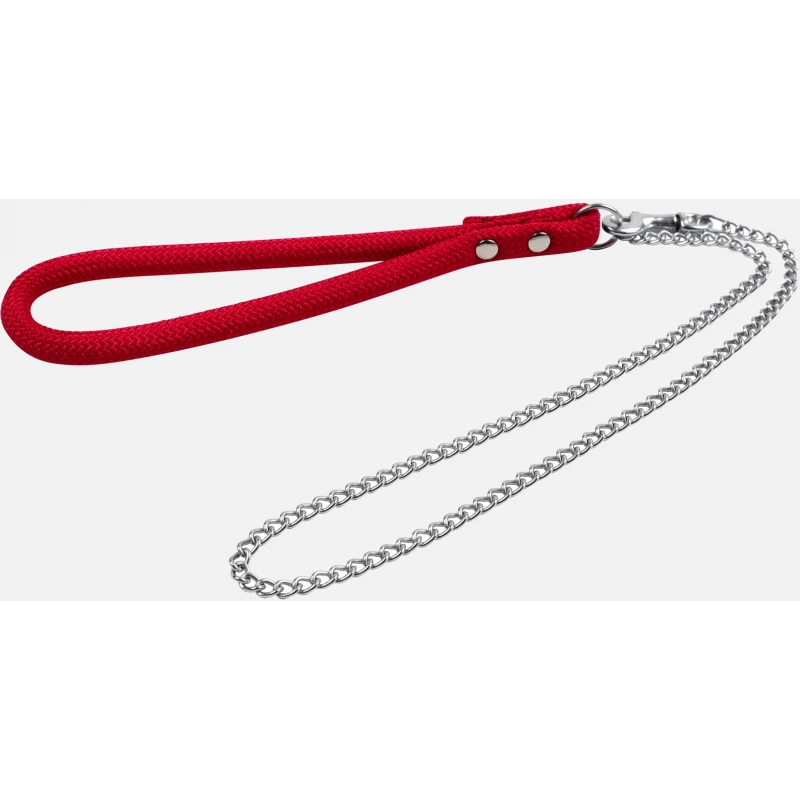 Collection Corde Montagne - Laisse Montagne Fine Métal Rouge 1m - Wouapy