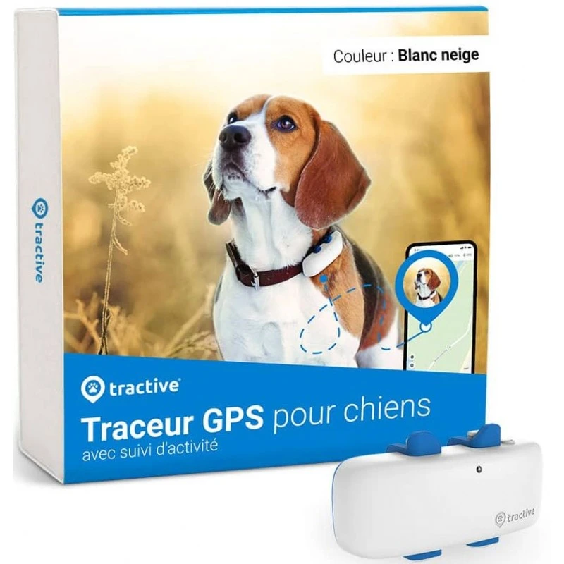 Collier GPS Pour Chiens Tractive GPS DOG 4 Blanc Neige 3 Collier GPS Pour Chiens Tractive GPS DOG 4 Blanc Neige