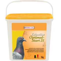 Colombine Optimal-Start 25 - 5kg - Poudre Protéiné Pour Pigeons D'élevage Et Jeunes Pigeons