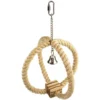 Corde à Anneaux En Sisal & Bloc Bbq & Cloche Beige 33x22x22cm - Duvo+ -Promos Naturalis Pets Boutique corde a anneaux en sisal bloc bbq cloche beige 33x22x22cm duvo 13563 duvo corde a anneaux en sisal bloc bbq cloche beige corde e