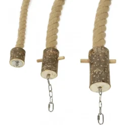 Corde D'escalade En Jute Avec Attache En Acier 2,5x300cm - Wagner -Promos Naturalis Pets Boutique corde descalade en jute avec attache en acier 25x300cm wagner z72032 wagner 3