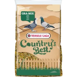 Country's Best Gra-Mix Pigeons 20kg - Mélange De Graines Pour Pigeons Avec Du Maïs Concassé