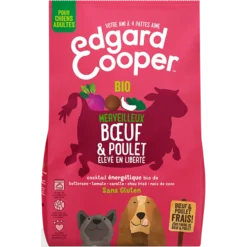 Croquettes Adult Poulet élevé En Liberté & Bœuf Frais Et Bio 7kg - Edgard & Cooper