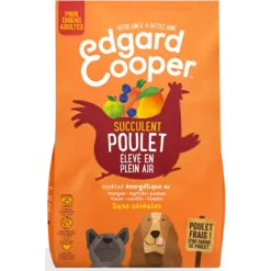Croquettes Adult Poulet Frais élevé En Plein Air 12kg - Edgard & Cooper