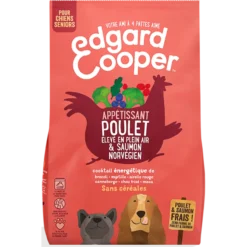 Croquettes Senior Poulet Frais élevé En Plein Air & Saumon Norvégien 12kg - Edgard & Cooper