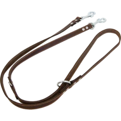 Cuir Gras Laisse De Dressage Brun-18mmx200cm - Jack And Vanilla