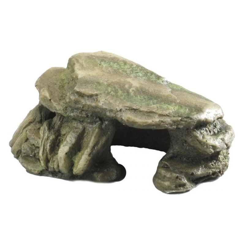 Déco Pierre Avec Mousse Vert S-15cm - Aqua Della 3 Déco Pierre Avec Mousse Vert S-15cm - Aqua Della