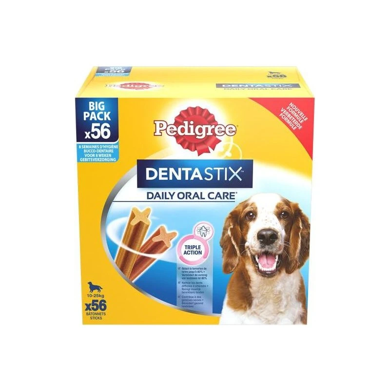 Dentastix Medium 56x - Pedigree 3 Dentastix Medium 56x - Pedigree