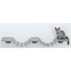 Echelle D'escalade Mural 150x30cm - Trixie -Promos Naturalis Pets Boutique echelle descalade mural 150x30cm trixie 49930 trixie echelle descalade pour montage mural en bois sisal les parties surelevees a 2