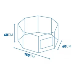 Enclos Chiots Avec Porte Et Crochets Noir 150x60x60cm - Duvo+ 11 Enclos Chiots Avec Porte Et Crochets Noir 150x60x60cm - Duvo+ -Promos Naturalis Pets Boutique enclos chiots avec porte et crochets noir 150x60x60cm duvo 470300 duvo specifications durable montage rapide et facile avec port 4