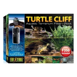 Exo Turtle Cliff Filtre Pour Aquaterrarium + Roche L-37x23x23,5cm - Exo Terra