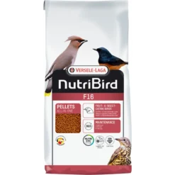 Promos Naturalis Pets Boutique 10 F16 Granulés Extrudés - Aliment D'entretien Pour Oiseaux Frugivores Et Insectivores 10kg - Nutribird
