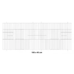 Façade De Cage En Métal 100x40cm - Fauna