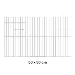 Façade De Cage En Métal 50x30cm - Fauna