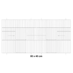 Façade De Cage En Métal 80x40cm - Fauna