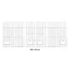 Façade De Cage En Métal Avec Portes Mangeoires 100x40cm - Fauna 1 Façade De Cage En Métal Avec Portes Mangeoires 100x40cm - Fauna -Promos Naturalis Pets Boutique facade de cage en metal avec portes mangeoires 100x40cm fauna 14658 fauna birdproducts facade de cage chromee pour la constructi