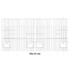 Façade De Cage En Métal Avec Portes Mangeoires 80x40cm - Fauna -Promos Naturalis Pets Boutique facade de cage en metal avec portes mangeoires 80x40cm fauna 14648 fauna birdproducts facade de cage chromee pour la constructio