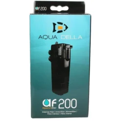 Filter AF-200 Noir 9,5x6x17cm - Aqua Della -Promos Naturalis Pets Boutique filter af 200 noir 95x6x17cm aqua della 261 459300 aqua della specifications filtre avec 50 80l avec debit reglable le filtre gl 3