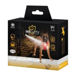 Flashlight Harnais Avec Laisse L-120x55-70cm/25mm - Duvo+ -Promos Naturalis Pets Boutique flashlight harnais avec laisse l 120x55 70cm 25mm duvo 11807 duvo specifications lumiere led 3 options sur la poitrine laisse qu 3