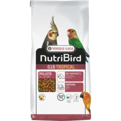 G18 Tropical Granulés Extrudés - Aliment D'élevage Pour Grandes Perruches 10kg - Nutribird