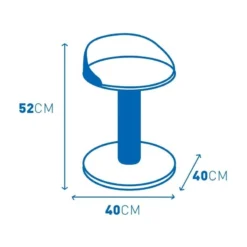 Grattoir Roxanne Empreintes Pattes Beige 40x40x52cm - Duvo+ -Promos Naturalis Pets Boutique grattoir roxanne empreintes pattes beige 40x40x52cm duvo 802 865 duvo specifications agreable lieu de repos dans la partie super 1