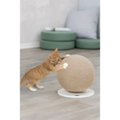 Griffoir Balle 29x31cm - Trixie -Promos Naturalis Pets Boutique griffoir balle 29x31cm trixie 43721 trixie griffoir balle sur base en bois mdf en jute 4 mm 2