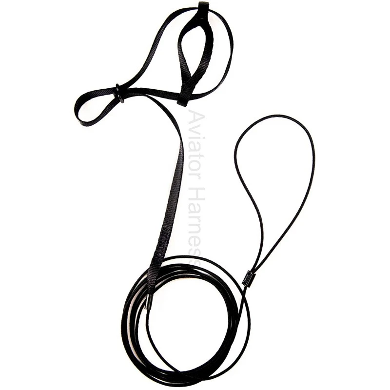 Harnais Pour Perroquet AVIATOR Petit Noir 4 Harnais Pour Perroquet AVIATOR Petit Noir – Image 2