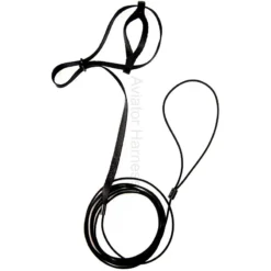 Harnais Pour Perroquet AVIATOR Small Noir -Promos Naturalis Pets Boutique harnais pour perroquet aviator small noir av00114 the aviator flight line description harnais pour perroquet aviator differentes 1