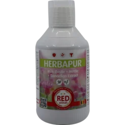 Herbapur, Extraits De Chardon-marie, Pissenlit Et Ortie 250ml - Red Animals