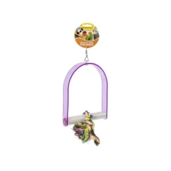 Jouet Perche En Acrylique Avec Corde à Noeuds 35cm