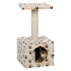 Junior Arbre à Chat Zamora Beige Avec Pattes 31x31x60cm - Trixie