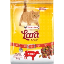 Lara Adult Beef Flavour 10kg - Croquettes Délicieuses Au Bœuf - Chats Adultes