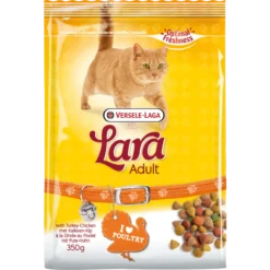 Lara Adult With Turkey-Chicken 10kg - Croquettes Délicieuses Avec Dinde & Poulet Pour Chats Adultes